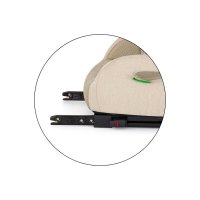 Inaltator auto pentru copii PetiteMars Optimus Pro Bej i-Size, cu isofix, 125-150 cm, 22-36 kg, forma ergonomica, husa detasabila - 4