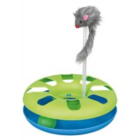 Trixie Circuit cu Soarece pentru Pisici, Jucarie Din Plastic Multicolor, 24x29cm - 2