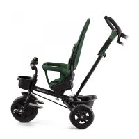 Tricicleta pentru copii Kinderkraft Aveo Mystic Green de la 9 luni, cu sezut rotativ, suport pentru picioare, maner cu control al directiei, gentuta si cos pentru accesorii - 7