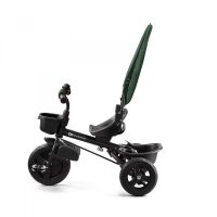 Tricicleta pentru copii Kinderkraft Aveo Mystic Green de la 9 luni, cu sezut rotativ, suport pentru picioare, maner cu control al directiei, gentuta si cos pentru accesorii - 8