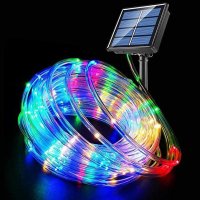 Ghirlanda LED solara tip furtun - 12 sau 22 metri - 1