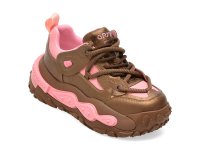Pantofi sport dama GRYXX 53738, maro, din piele naturala - 1
