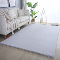 Covor Pouffy V1 Argintiu 80 x 250cm - 1