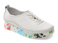 Pantofi FLAVIA PASSINI albi, model 437, din piele naturala pentru confort zilnic - 1