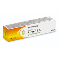 Crema cu uree 15% si ulei de masline Santaderm, 50 ml, Viva Pharma - 1