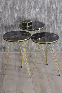 Set de Mese de Cafea Homs, Seria 440, 3 Piese, Model 20046 - 1