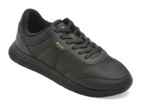 Pantofi sport BOSS negri, 6481, din material textil - 1
