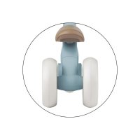 Bicicletatricicleta pentru copii PetiteMars Bingo Albastru 3 in 1, multifunctionala, cu pedale detasabile, ghidon directionabil, sa reglabila pe inaltime, 2.3 kg, greutate admisa 25 kg, 12-36 luni - 5