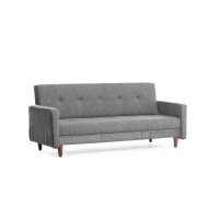 Canapea extensibila HIKO, 3 locuri, gri deschis, 200x55x83 cm - 1