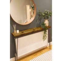 Masa consola pentru hol, suport calorifer, seria A-620, lemn, Homs, 130 x 20 x 85 cm - 1
