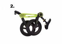 Bicicleta de echilibru pentru copii, Adamex Speed M8, pliabila, fara pedale, cu Saua reglabila si manere confortabile, 2-5 ani, pana la 35 kg, Mellow Yellow - 5