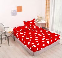 Set cearsaf Cocolino cu elastic Denisa, 180x200 cm, 2 fete de perna - 1