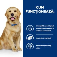 HILL'S Prescription Diet j/d Mobility cu pui, hrana uscata veterinara pentru caini, suport pentru sistemul articular, 12 kg - 5