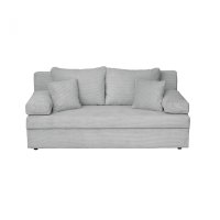 Canapea ANA LUX extensibila, 3 locuri, cu lada depozitare, gri, 185x82x80 cm - 1