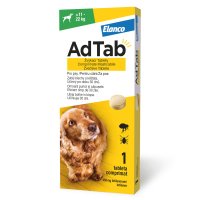 ADTAB, deparazitare externă câini, comprimate masticabile ADTAB, deparazitare externă câini, M(11 - 22kg), comprimate masticabile, 450mg x 1buc - 2