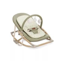 Balansoar pliabil Jane Fold - Sage, cu bara de jucarii si spatar reglabil, conform standardului de siguranta EN 12790:2023 - 1