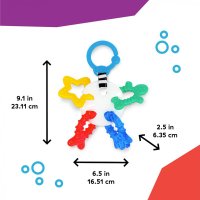 Jucarie de dentitie Ocean Explorers Sea of Sensory Baby Einstein - 4
