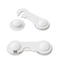 Set de 10 Blocatori de Siguranta pentru Copii Sipo, cu Adeziv 3M, Fara Urme, pentru Dulapuri si Sertare - 3