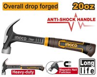 Ciocan Dulgher HCH81020L 560g – Cap Forjat, Maner Antisoc, Magnet pentru Cuie - 1