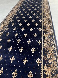 Traversa Bisericeasca Lotos Delta 15033, Albastru, 120x1700 cm - 3