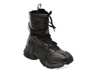 Ghete dama GRYXX 2162, negre, din piele ecologica - 1