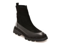 Ghete negre GRYXX 096K853 din piele intoarsa pentru femei - 1