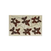 Faianta decorativa Tropicca Beige, 25 x 40 cm, finisaj lucios - 1