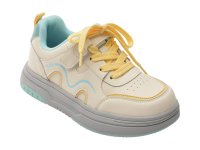 Pantofi sport SELECTION KIDS albi, 2553, din piele naturala - 1