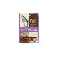 SAM'S FIELD Natural Snack Skin & Coat, XS-XL, Somon, punguță recompense câini, piele & blană, 200g - 2
