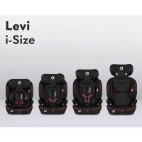 Scaun auto Lionelo Levi One i-Size, negru, pentru copii 76-150 cm, conform R129 - 9