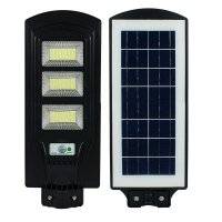 Lampa Stradala SMART LED 120W Cu Panou Solar senzor de lumina si miscare - 1