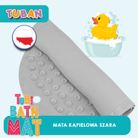 Covoras de baie antiderapant Tuban Alb 70x35 cm - 2