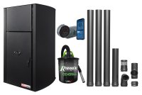 Pachet complet control de la distanta - Centrala pe peleti Fornello Fiama Confort B 25 kW cu accesorii incluse - 1