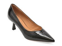 Pantofi de dama EPICA D05555 negri din piele naturala lacuita - 1