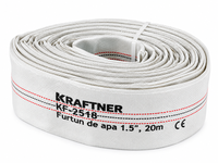 Furtun pentru apa KRAFTNER KF-2518, 1.5 inch, 20 m, pentru motopompe si pompe de apa - 1