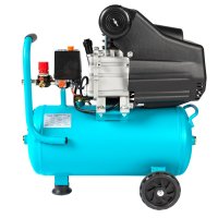 Compresor de aer Detoolz DZ-C332, rezervor 24 L, cu ulei, 1500 W, 160 L/min, 8 bar, 2 prize de aer - 2