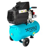 Compresor de aer Detoolz DZ-C332, rezervor 24 L, cu ulei, 1500 W, 160 L/min, 8 bar, 2 prize de aer - 8