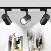 Spot LED Techstar® Tracklights, Pentru Sina RailRacks Monofazata Tip L, 12w, 3000k Lumina Calda, Iluminat - 7