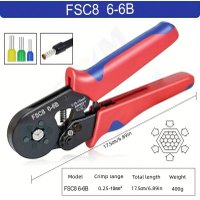 Cleste Sertizat Conductorii MRG MHSC8 6-6A,Clichet, 6 Falci, 0.25-6 mm2 - 4