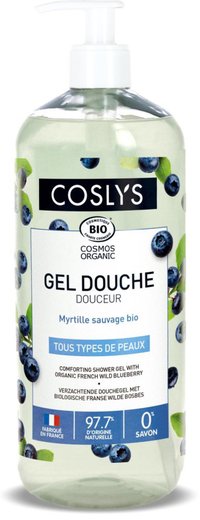Gel de dus reconfortant cu afine salbatice Coslys, 1 litru - 1