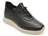 Pantofi sport BITE THE BULLET negri, NR223, din piele naturala de calitate - 1