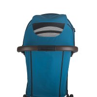 Carucior sport autofold Coccolle Melia, Cadru aluminiu anodizat, Copertina XXL cu protectie UV 50+, Garda la sol mare, Ramane in pozitie verticala dupa pliere, certificat pana la 22 kg, Deep Turquoise - 3