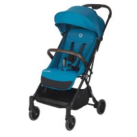 Carucior sport autofold Coccolle Melia, Cadru aluminiu anodizat, Copertina XXL cu protectie UV 50+, Garda la sol mare, Ramane in pozitie verticala dupa pliere, certificat pana la 22 kg, Deep Turquoise - 8