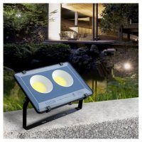 Proiector de Exterior Techstar® 100W, LED COB, IP66, Lumina Rece, Culoare 6500K, Corp Aluminiu, Suport Reglabil - 4