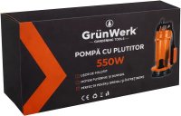Pompa submersibila GW GW7173 pentru apa curata, 550W, Hmax 20m, cu plutitor automat si cablu de 4m - 3