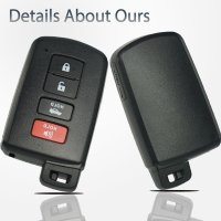 Carcasa Cheie Auto Techstar cu 4 butoane, Compatibila Toyota Camry, Corolla, RAV4, Highlander, Avalon – FCC HYQ14FBA - 4