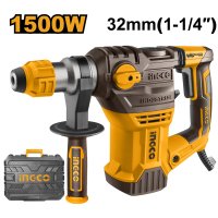 Ciocan Rotopercutor Ingco RH150028, 1500W, 5.5J, Sistem SDS Plus - 1