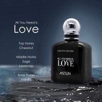 Parfum All You Need is Love de la Asten pentru barbati, 100 ml - Original Dubai - 4