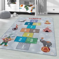 Covor Play Gri V6 80x120 cm - Design Modern pentru Orice Camera - 1