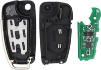 Cheie Auto Programabila Techstar cu 3 butoane pentru Audi Q7 B7 Q3 A3 TT A2 A8 A6 A6L A4 S5 C5 C6 B6 A4L A5 Q5 S RS - 9